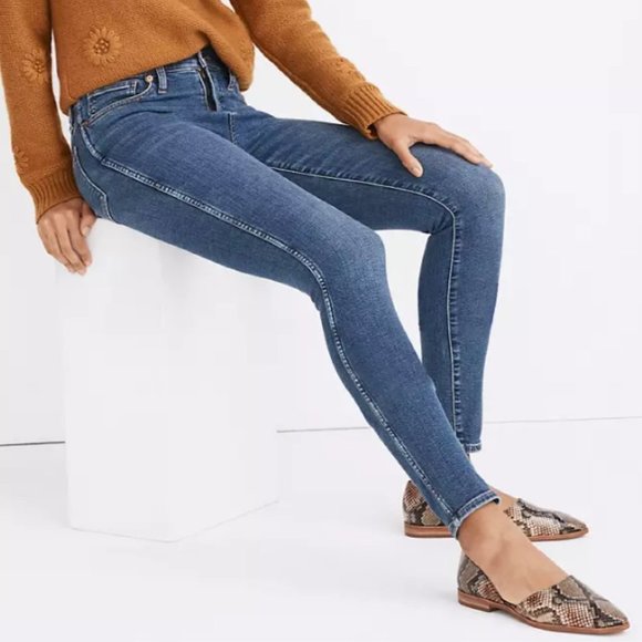 Madewell Women's Skinny Jeans in Blue - Picture 2 of 11